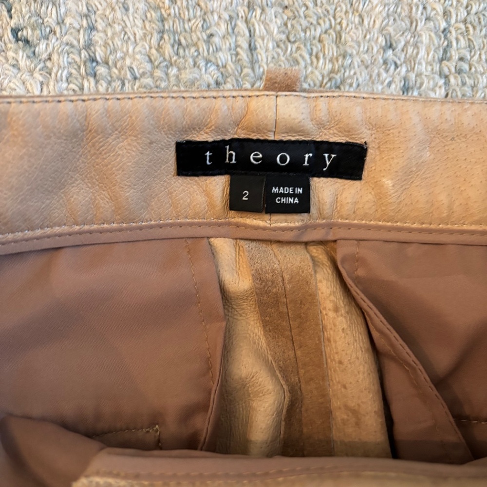 Theory leather flared pants - Picture 5 of 9
